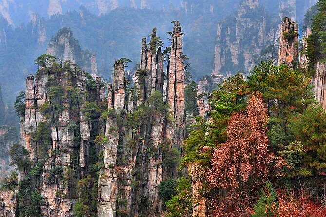 2-Day Mini Group to Avatar Mountain, Glass Bridge and Mt. Tianmen - Day 1: Bailong Elevator to Yuanjiajie’s Avatar-style scenery