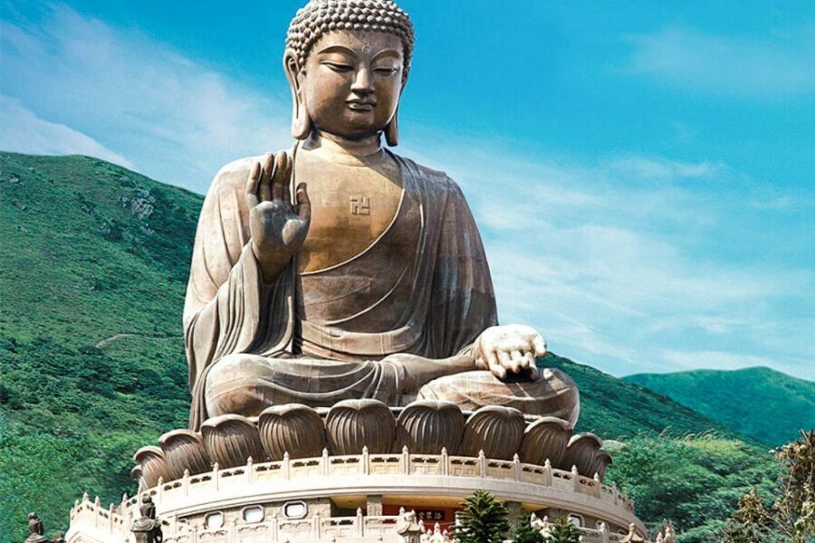 Big Buddha: Walk with Skip-the-Line NP360 Cable Car - Wisdom Path: 38 wood columns and Heart Sutra symbolism