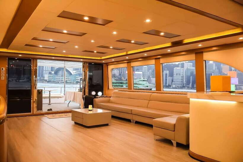 HK: Victoria Harbor Tour & Symphony of Lights (Free Drinks) - A 45-minute yacht cruise that delivers big skyline energy