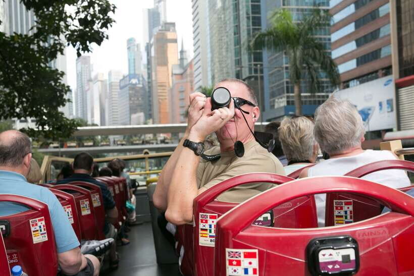 Hong Kong: Big Bus Hop-On Hop-Off Tour & Optional Peak Tram - Green Route (Stanley): Repulse Bay air, Stanley Market time, and coastal calm