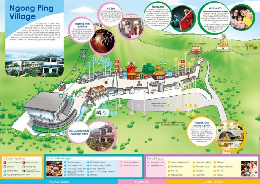 Hong Kong: Ngong Ping 360 Cable Car, Tai O & Big Buddha Tour - Po Lin Monastery: short walk, big spiritual feel