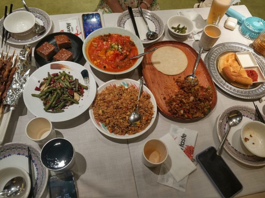 Shanghai: Night River Cruise Tour with Xinjiang Style Dining - Navigating the menu without stress